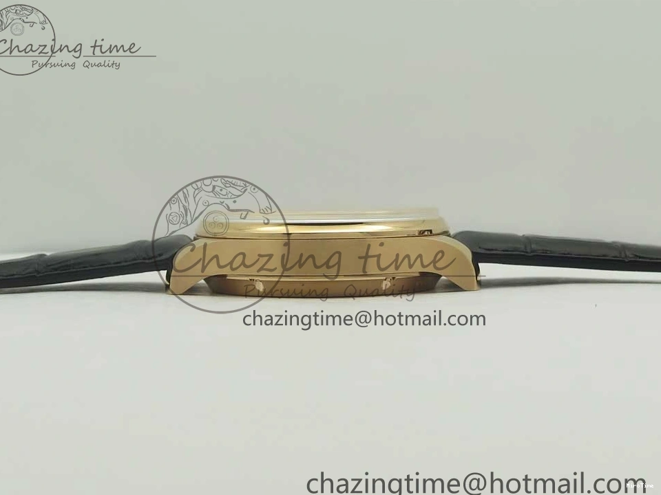 MIROTIME 0406 Thermal Portuguese Real PR Real Annual Calendar IW503501 RG ZF 1:1 Best Edition White Dial on Black Leather Strap A 7150